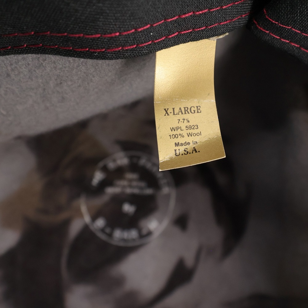Vinatge BAK-PAKKER Broner Crusher Camo Hat 100% Wool XL USA By B-Bar-H - Picture 7 of 7